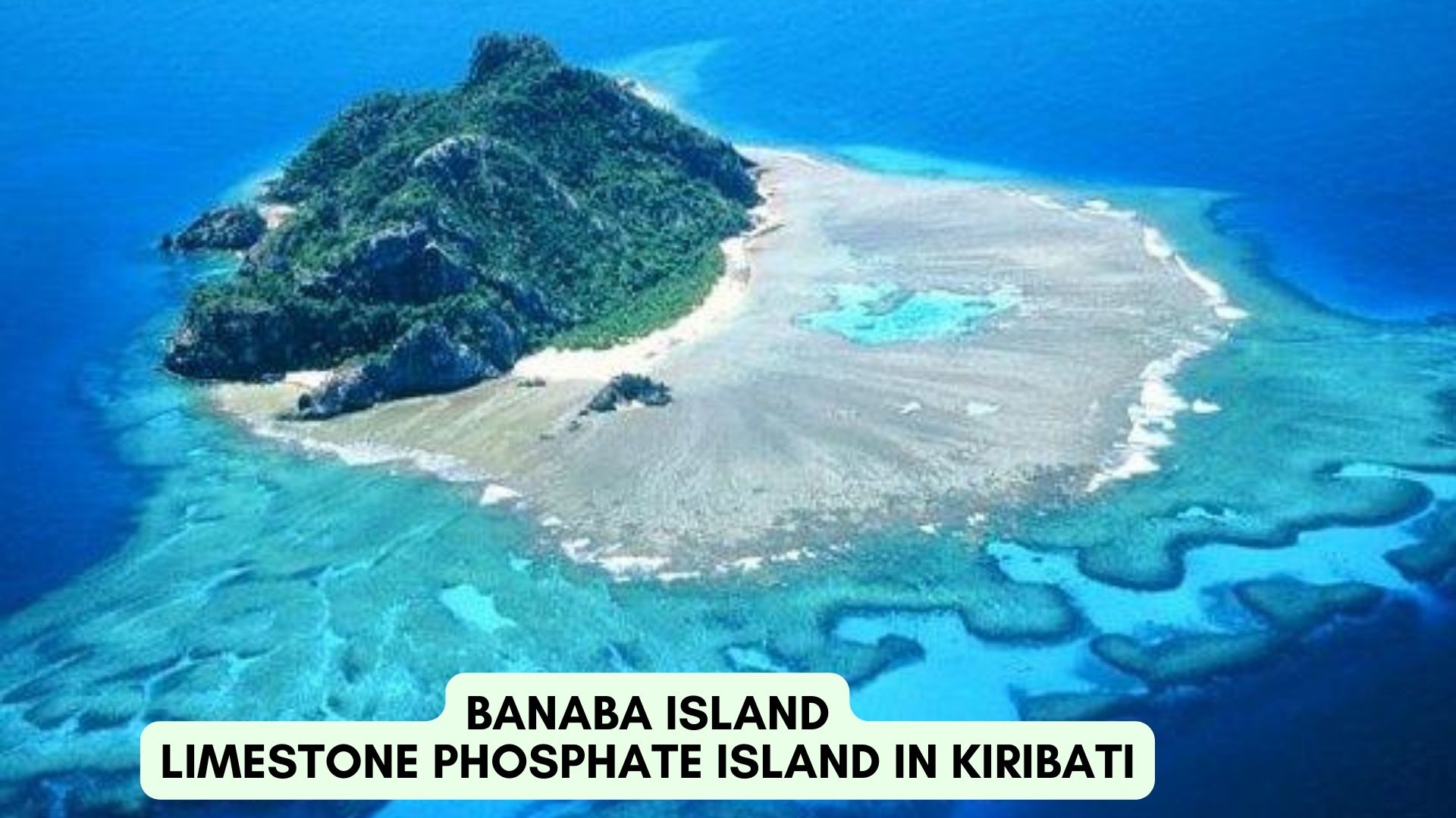 Banaba Island - Limestone Phosphate Island In Kiribati