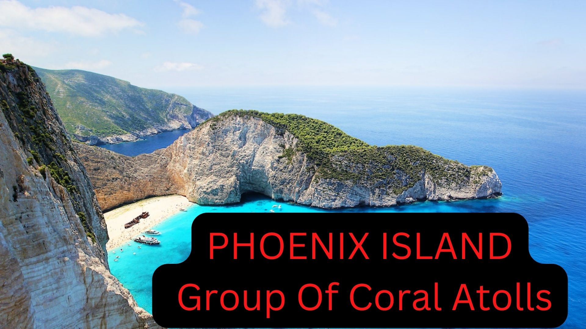 Phoenix Island - Group Of Coral Atolls