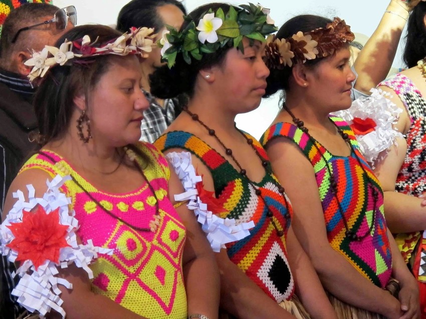 Group of Tuvalu women