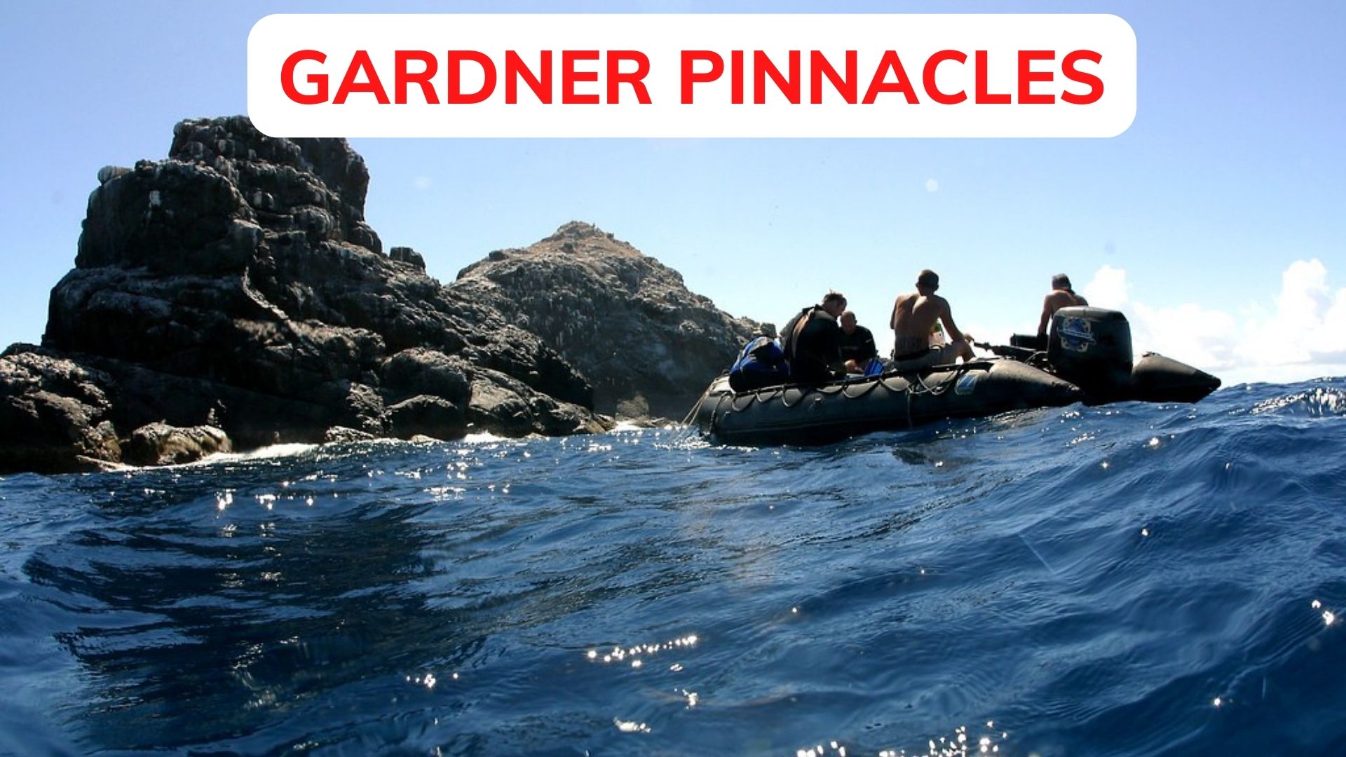 Gardner Pinnacles - Situated Between French Frigate Shoals And Maro Reef