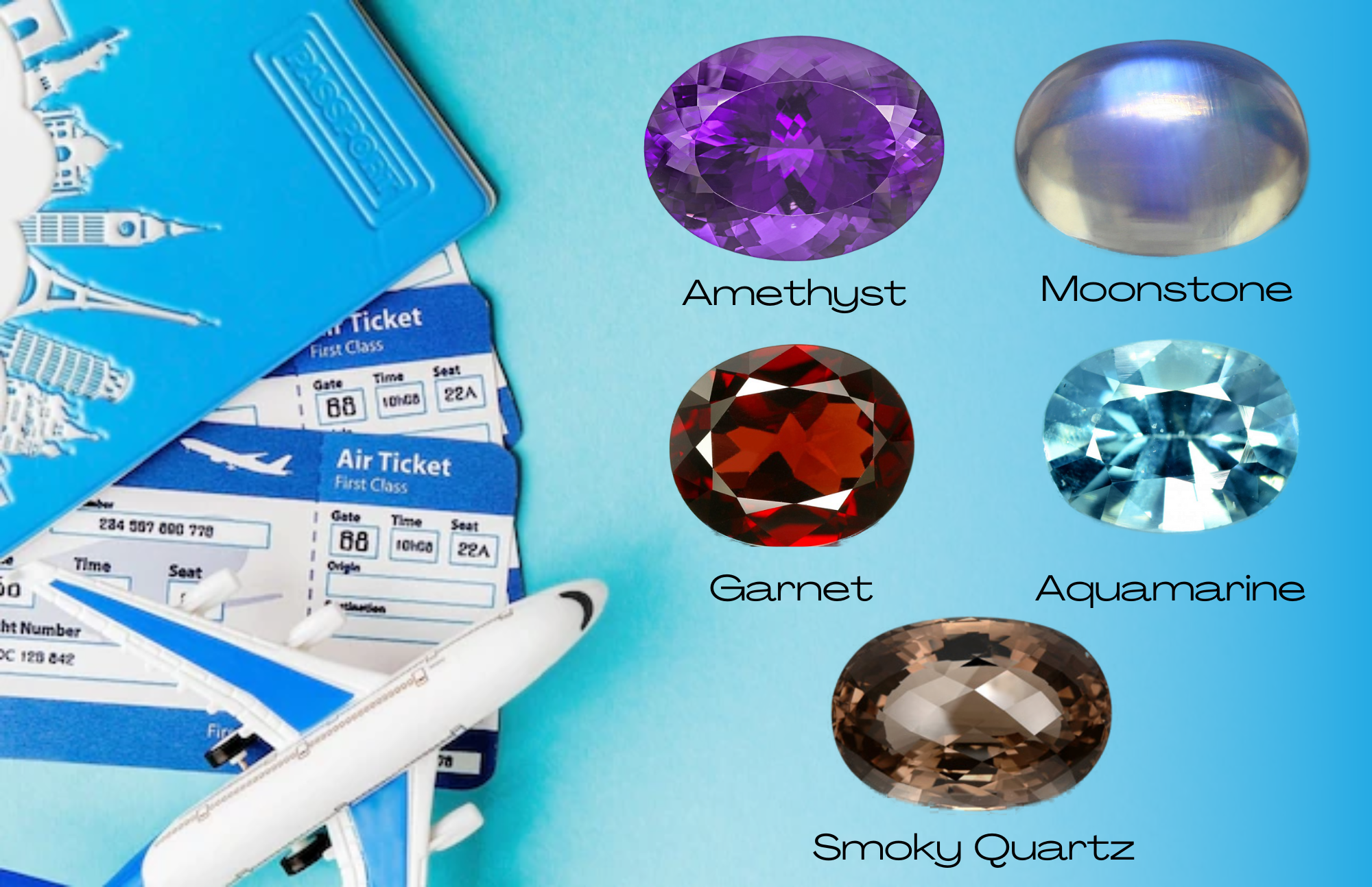 Gemstones For Traveling To Lessen Travel Anxiety And Stress