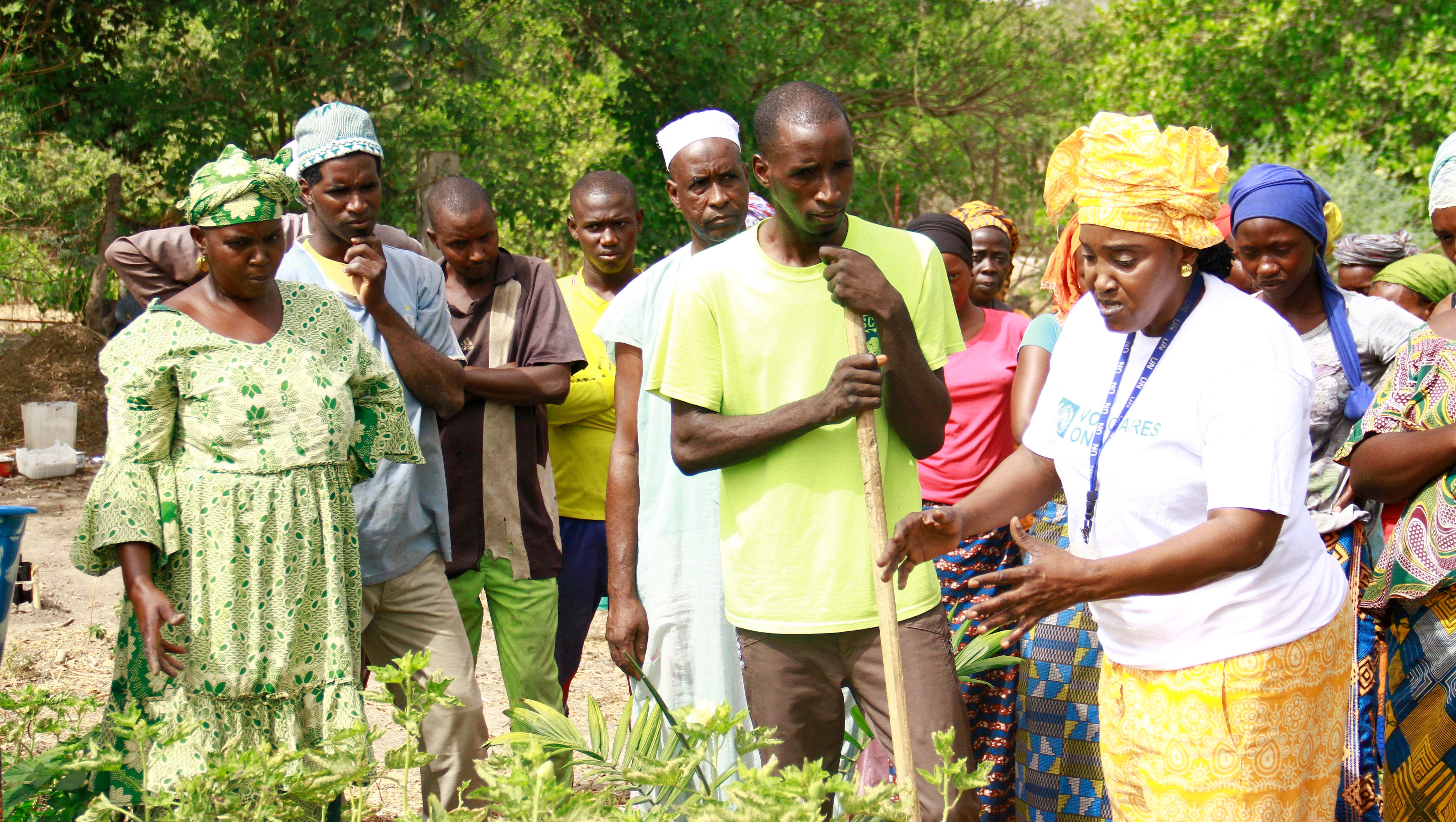 Volunteers in rural nigeria