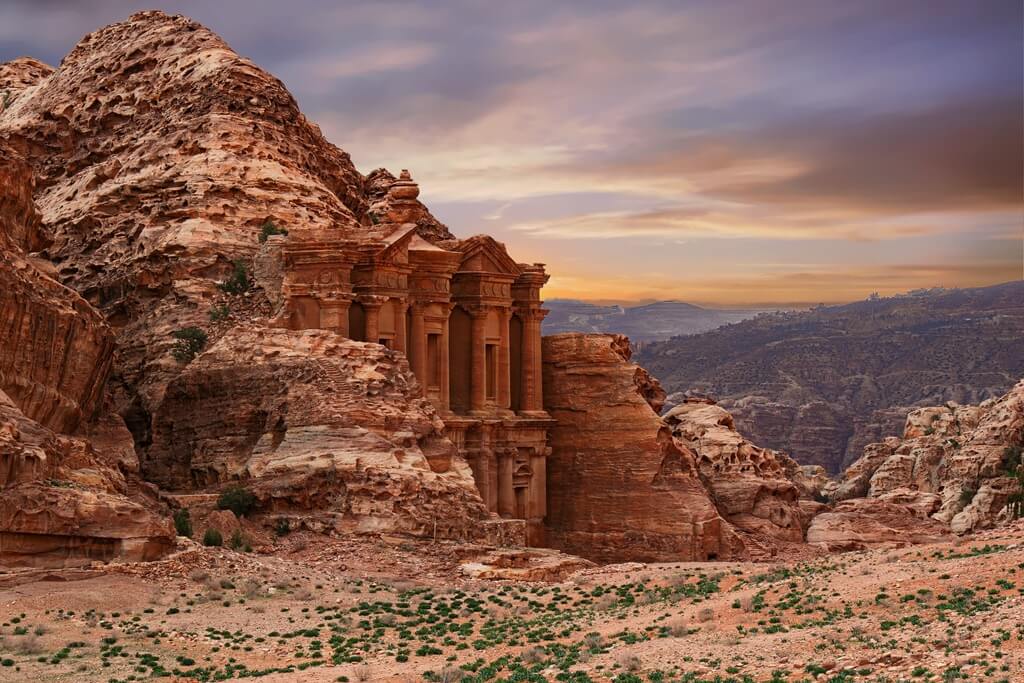 The front view of the Petra
