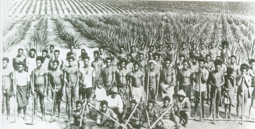 Kanaka islanders enslaved in Australia